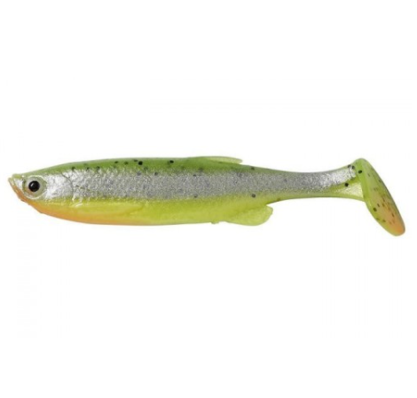FAT T-TAIL MINNOW - FLOU GREEN SILVER - 9cm