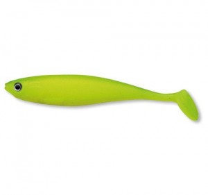 ACTION FIN SHAD - UV LIME - 10cm