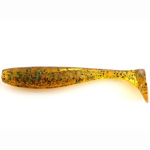 WIZZLE SHAD - CARAMEL / GREEN & BLACK - 8cm