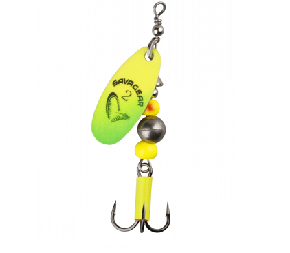 CAVIAR SPINNER - FLUO YELLOW / CHARTREUSE - #2 - 6g