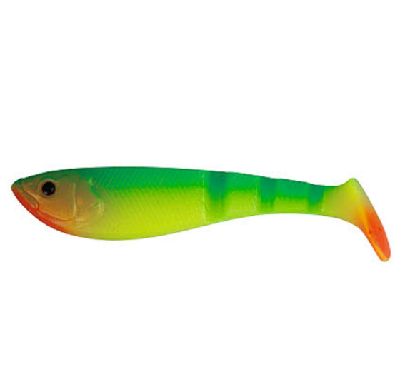 SHAD LOOSE BODY - FLUO GREEN YELLOW - 8,5cm