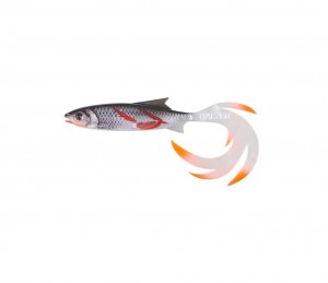 REPTILE SHAD UV BOOSTER - BLOODY MINNOW - 15cm