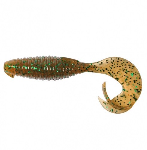 FLAPPER GRUB - PUMPKIN GREEN FLK. - 10cm