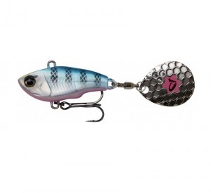 FAT TAIL SPIN - BLUE SILVER PINK FLUO - 24g