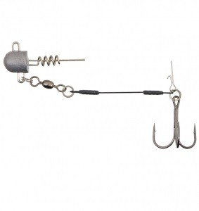 DOZBROJKA JEDNOKOTWICOWA - Z DOCIĄŻENIEM 10G - #1/0 - 9cm