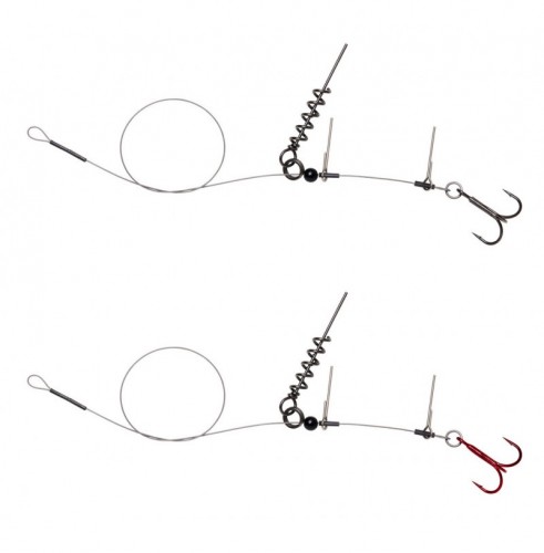 LINE-THRU CORKSCREW RIG #2 | 30cm | 15kg