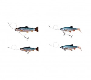 LINE-THRU CORKSCREW RIG x2 - #1 | 40cm | 22kg