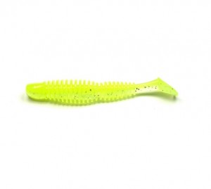 BUBBLING SHAD - CHARTREUSE SILVER - 7cm