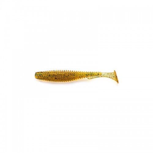 U-SHAD - CARAMEL / GREEN & BLACK - 8,9cm