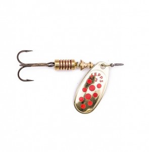 COMET DECOREES - ZŁOTY / CZERWONE KROPKI - #2 - 4,5g