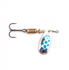 COMET DECOREES - SREBRNY / NIEBIESKIE KROPKI - #0 - 2g