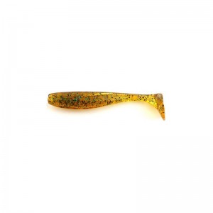 WIZZLE SHAD - CARAMEL/GREEN & BLACK - 3,5cm