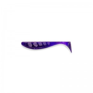 WIZZLE SHAD - DARK VIOLET / PEACOCK & SILVER - 3,5cm