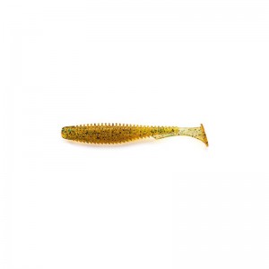 U-SHAD - CARAMEL / GREEN & BLACK - 8,9cm