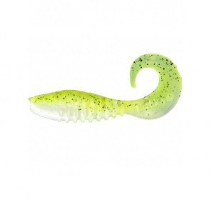 GRUB SHAD - CHARTREUSE SHAD - 5cm