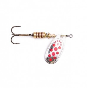 COMET DECOREES - SREBRNY / CZERWONE KROPKI - #3 - 6,5g