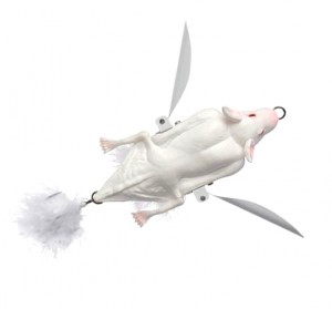 3D BAT - ALBINO - 7cm