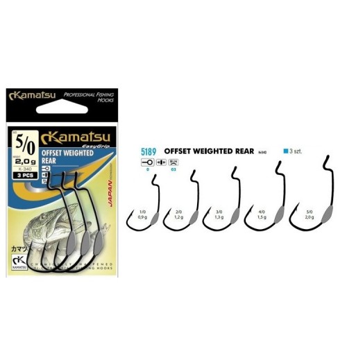 OFFSET WEIGHTED REAR 0,9g - 1/0