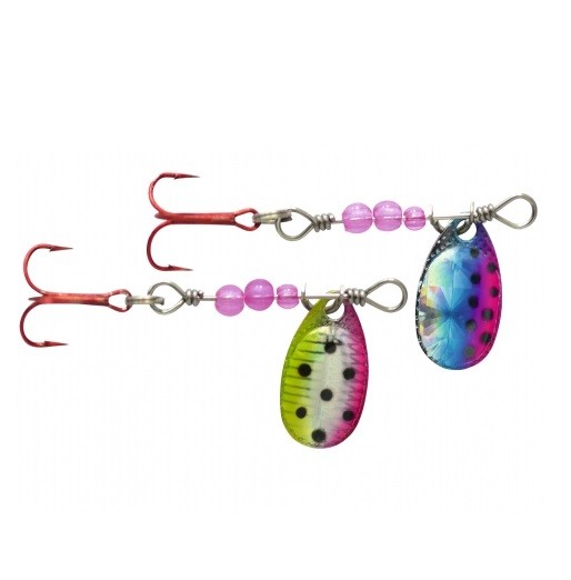 UL-SPINNER #0 - PINK RAINBOW - 2szt