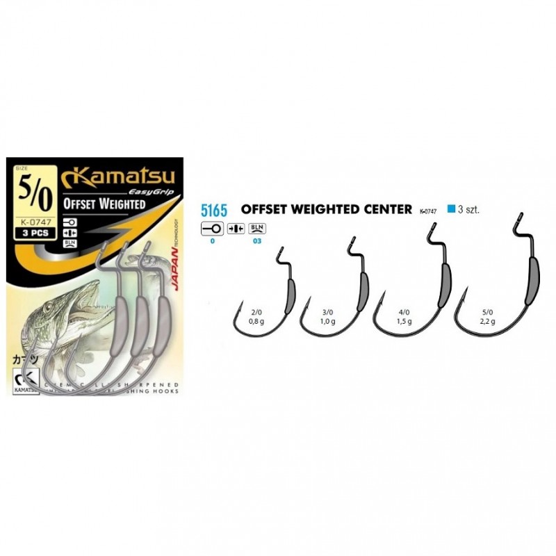 OFFSET WEIGHTED CENTER 1,5g - 4/0