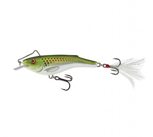 RAIL SHAD - S - HOLO GREEN SHINER - 6cm