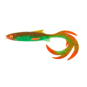 REPTILE SHAD UV BOOSTER - CHARTREUSE MOTOROIL - 15cm