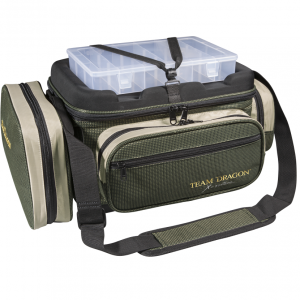 TORBA SPINNINGOWA TEAM DRAGON X-SYSTEM L - Z PUDEŁKAMI i PRZYNBORNIKIEM
