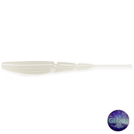 AJI TRIPLE STICK - WHITE / GLOW - 5cm