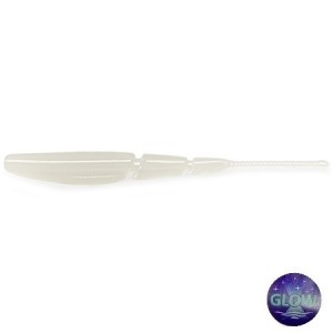 AJI TRIPLE STICK - WHITE / GLOW - 5cm