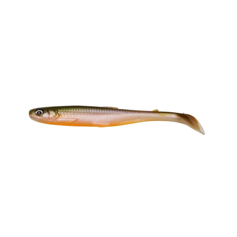 SLENDER SCOOP SHAD - OILVE PEARL - 9cm