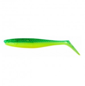 SILM SHAD PADDLETAIL - UV GREEN / LIME - 10cm