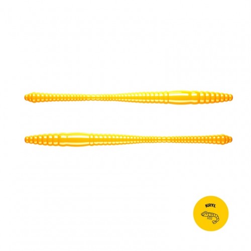 DYING WORM - YELLOW - 8cm