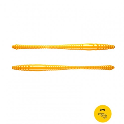 DYING WORM - DARK YELLOW - 8cm