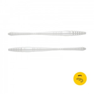DYING WORM - SILVER PEARL - 8cm