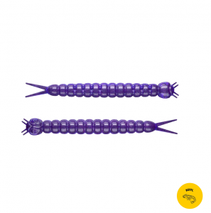 SLIGHT WORM - PURPLE WITH GLITTER - 3,8cm