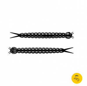 SLIGHT WORM - BLACK - 3,8cm