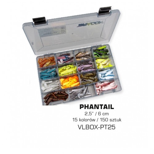 ZESTAW PRZYNĘT PHANTAIL 6cm - 150szt + pudełko