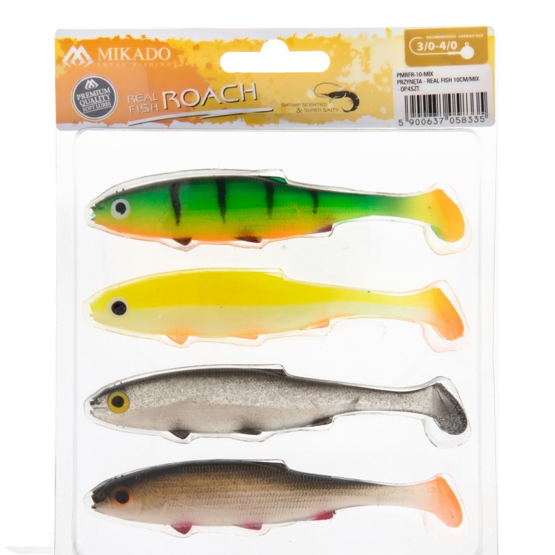 REAL FISH - MIX - 10cm (4szt)