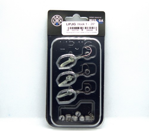 LIP JIG HOOK - #1 - 20° (głęboko schodzący)