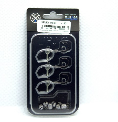 LIP JIG HOOK - #2 - 90° (płytko schodzący)