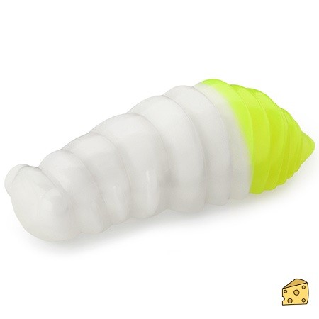 MAYA - WHITE / HOT CHARTREUSE - 4cm