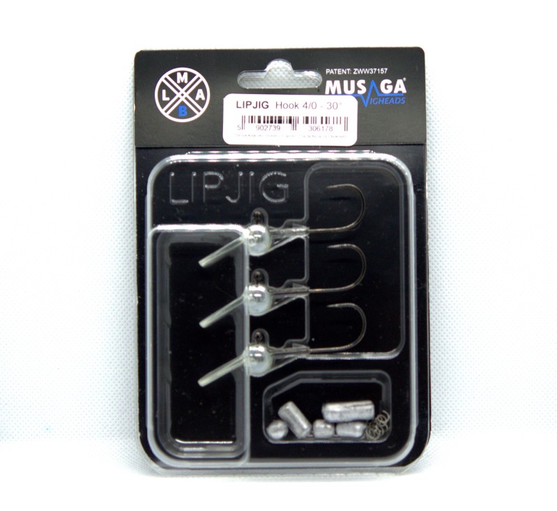 LIP JIG HOOK - #4/0 - 30° (głęboko schodzący)