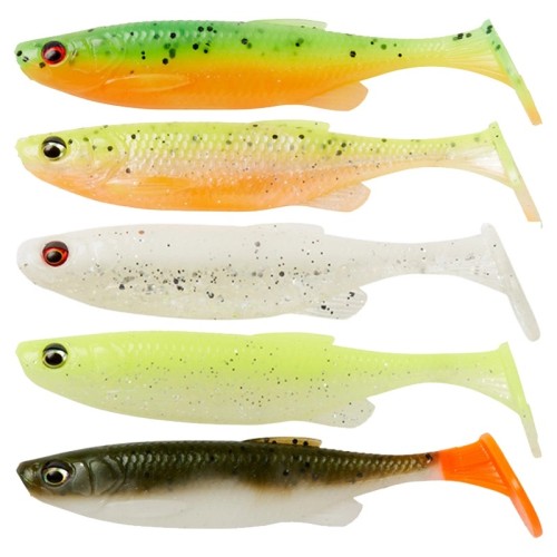 FAT T-TAIL MINNOW - DARKWATER MIX - 9cm