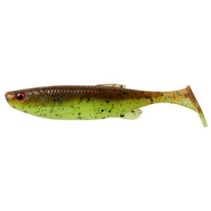 FAT T-TAIL MINNOW - CHARTREUSE PUMPKIN - 13cm
