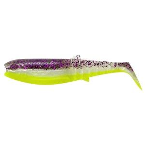 CANNIBAL SHAD - PURPLE GLITTER BOMB - 10cm