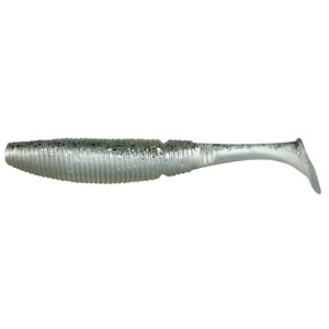 POWER GRUB - GLITTER SILVER - 8,5cm