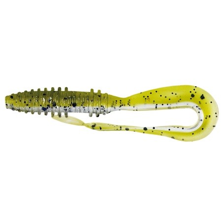 BIG TAIL TWIST - TRANSPARENT PEPPER - 8cm