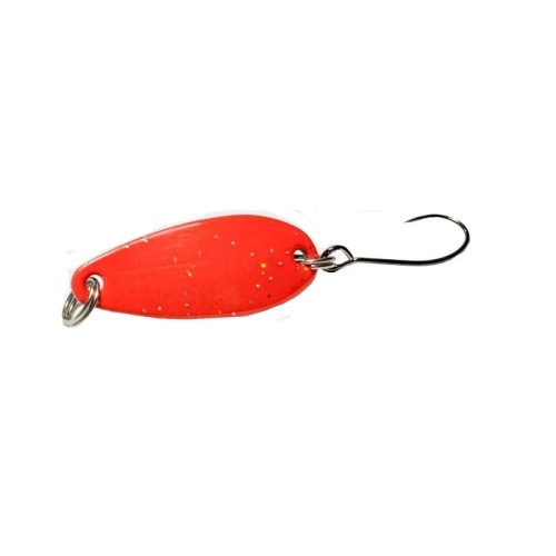 TROUT SPOON - FLUO RED SILVER GLITTER - 3g