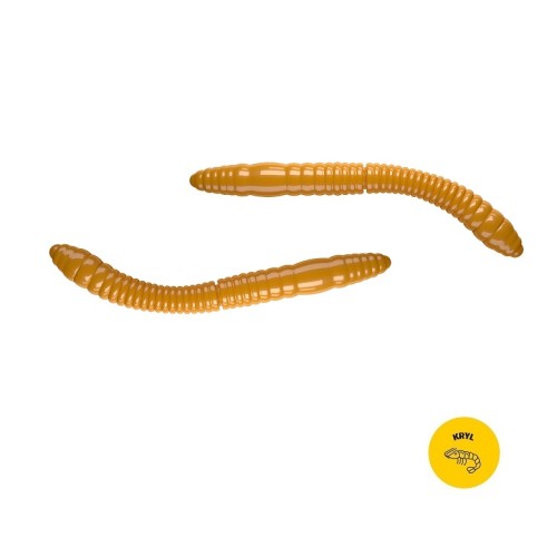 FATTY D'WORM TOURNAMENT - DARK YELLOW - 5,5cm
