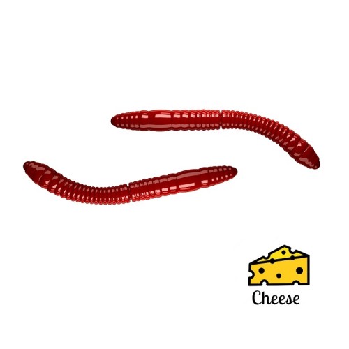 FATTY D'WORM TOURNAMENT - RED - 5,5cm
